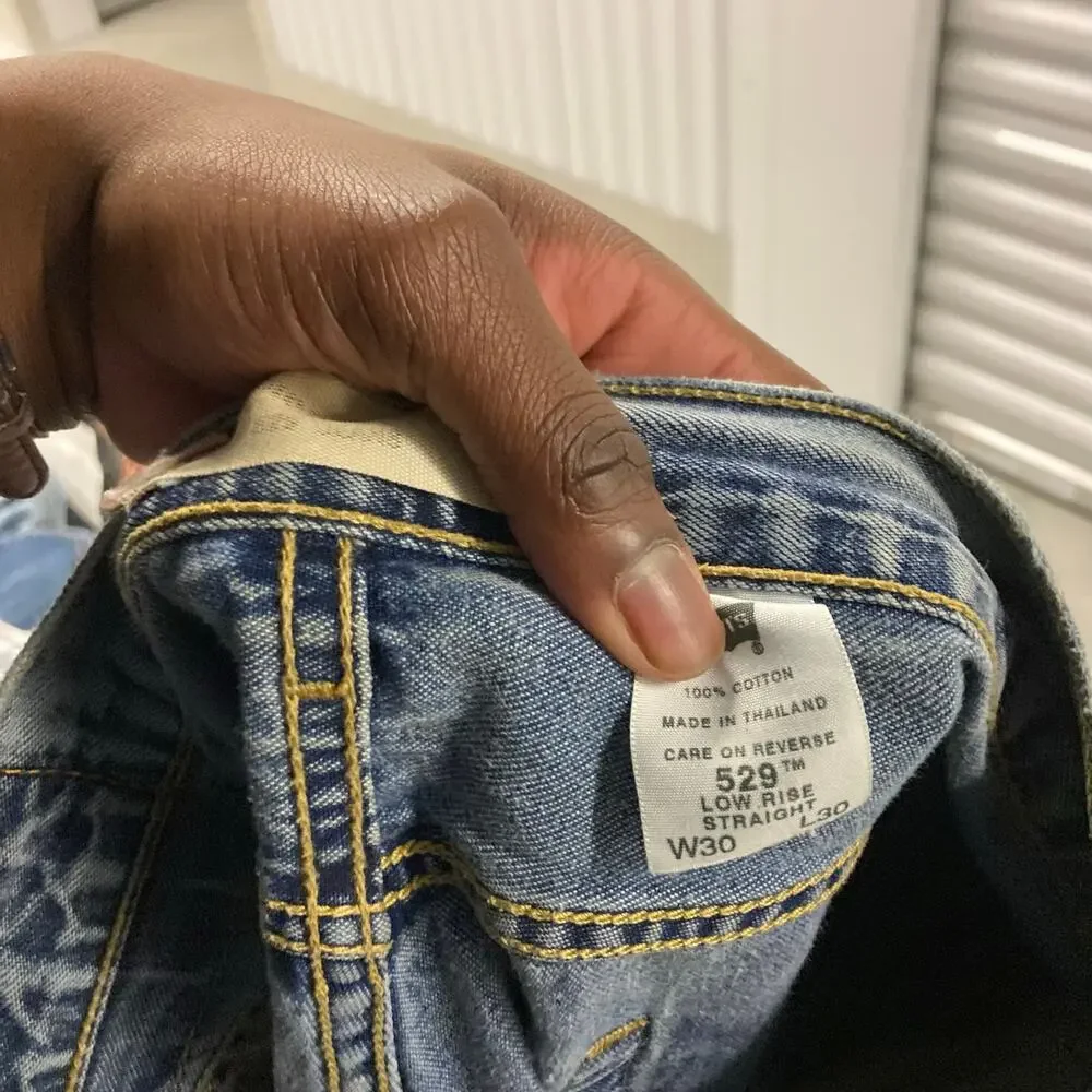 Levi's Light Blue Straight Jeans